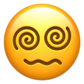 Face With Spiral Eyes Emoji Apple