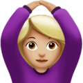 Woman Gesturing Ok Emoji Apple