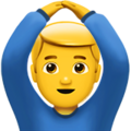 Man Gesturing Ok Emoji Apple