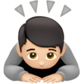 Person Bowing Emoji Apple