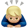 Man Bowing Emoji Apple