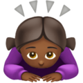 Woman Bowing Emoji Apple