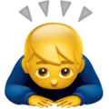 Man Bowing Emoji Apple