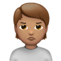 Person Pouting Emoji Apple