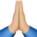 Folded Hands Emoji Apple