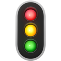 Vertical Traffic Light Emoji Apple