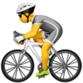 Person Biking Emoji Apple