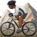 Person Mountain Biking Emoji Apple