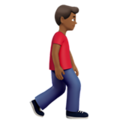 Man Walking Facing Right Emoji Apple