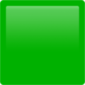 Large Green Square Emoji Apple