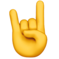 Sign Of The Horns Emoji Apple