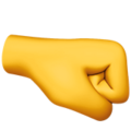 Right Facing Fist Emoji Apple