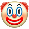 Clown Face Emoji Apple