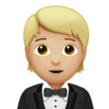Person In Tuxedo Emoji Apple