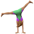 Woman Cartwheeling Emoji Apple