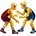 Men Wrestling Emoji Apple
