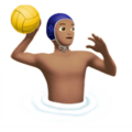 Man Playing Water Polo Emoji Apple