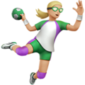 Woman Playing Handball Emoji Apple