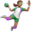 Woman Playing Handball Emoji Apple