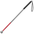 White Cane Emoji Apple