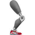 Mechanical Leg Emoji Apple