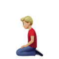 Man Kneeling Emoji Apple