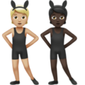 People With Bunny Ears Emoji Apple