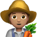 Farmer Emoji Apple