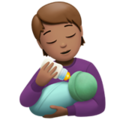 Person Feeding Baby Emoji Apple