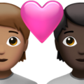 Couple With Heart Emoji Apple