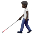 Person With White Cane Emoji Apple
