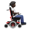 Person In Motorized Wheelchair Facing Right Emoji Apple