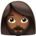Woman Beard Emoji Apple
