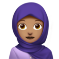 Person With Headscarf Emoji Apple