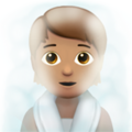 Person In Steamy Room Emoji Apple