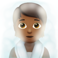 Person In Steamy Room Emoji Apple