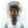 Person In Steamy Room Emoji Apple