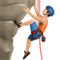 Man Climbing Emoji Apple