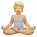 Person In Lotus Position Emoji Apple