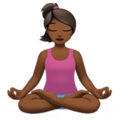 Woman In Lotus Position Emoji Apple