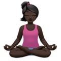 Woman In Lotus Position Emoji Apple