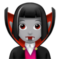 Woman Vampire Emoji Apple