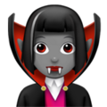 Woman Vampire Emoji Apple