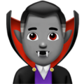 Man Vampire Emoji Apple