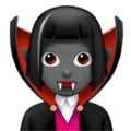 Woman Vampire Emoji Apple