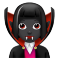 Woman Vampire Emoji Apple