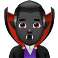 Man Vampire Emoji Apple