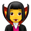 Woman Vampire Emoji Apple