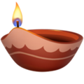 Diya Lamp Emoji Apple