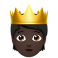 Person With Crown Emoji Apple